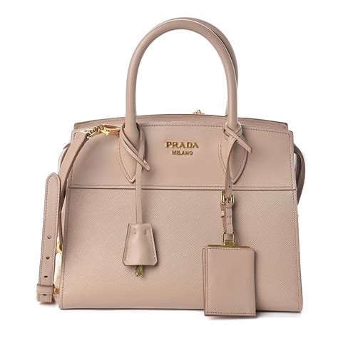 prada esplanade city tote saffiano with accessories small cammeo|Women's Totes .